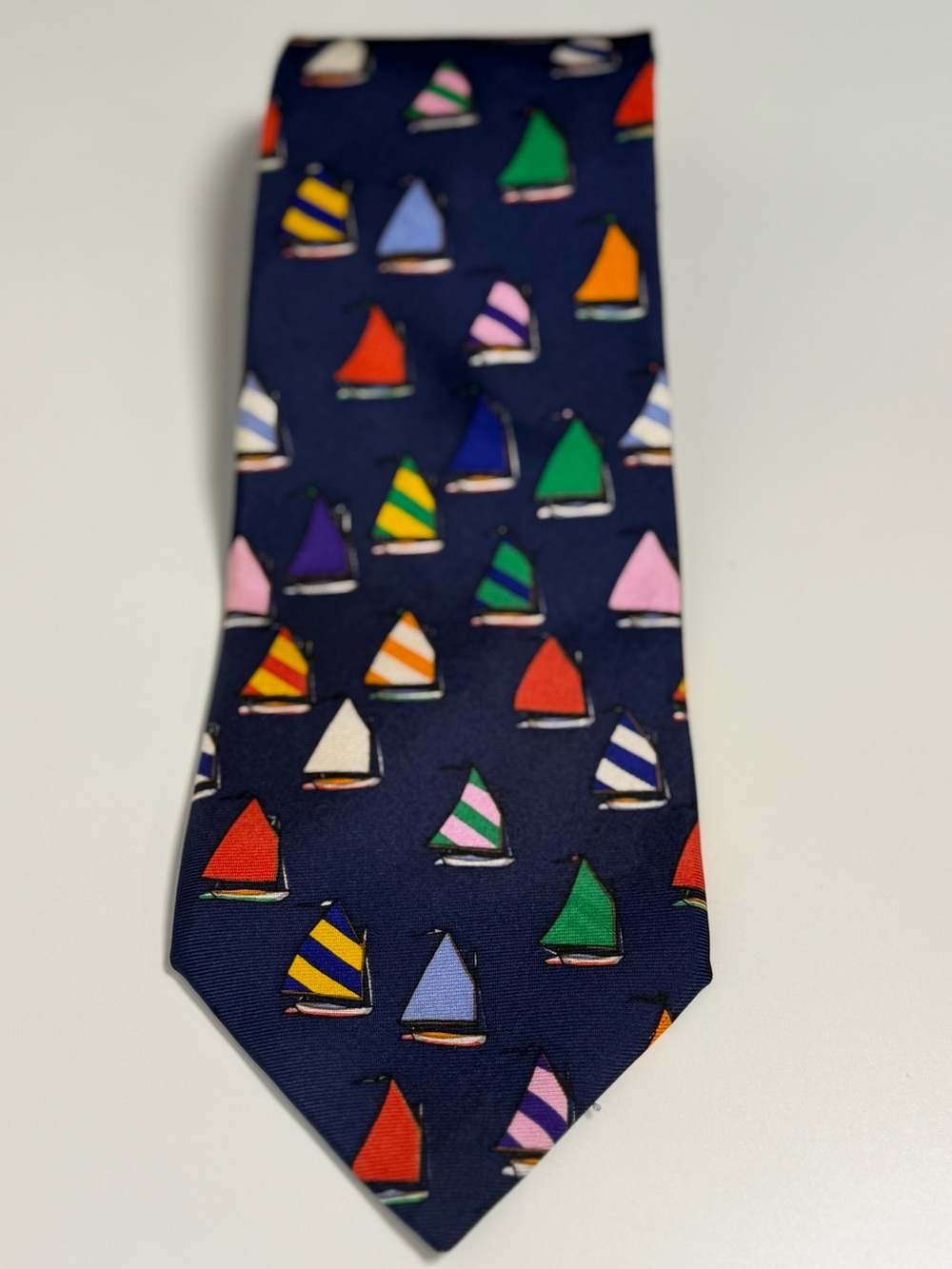 Alynn Neckwear "Rainbow Fleet" Silk Tie - vintage⚓️